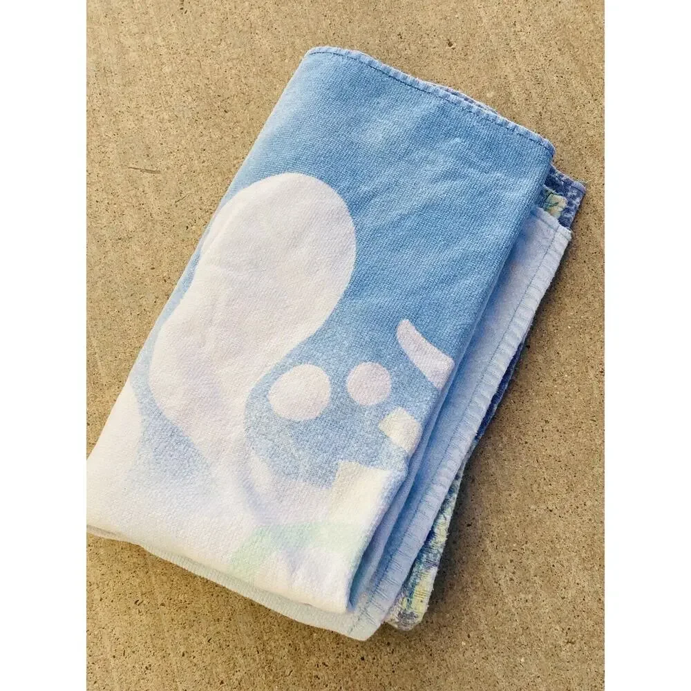Vintage 2000 Blues Clues Viacom TV Show Beach Bath Towel Fish Sea Ocean Scuba